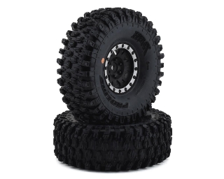 Bild von Pro-Line Hyrax 1.9" Tires w/Impulse Wheels (Black/Silver) (2) (G8) w/12mm Hex