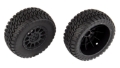 Picture of Team Associated 12mm Hex Multi-Terrain Pre-Mounted 1/10 Tires (Black) (2)