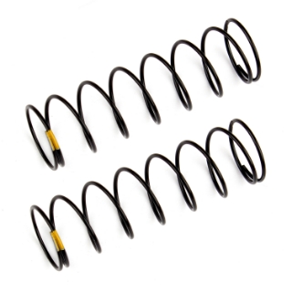 Picture of Team Associated 12mm Rear Shock Spring (2) (Yellow/2.30lbs) (61mm Long)