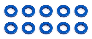 Picture of Team Associated 5.5x1.0mm Aluminum Ball Stud Washer (Blue) (10)