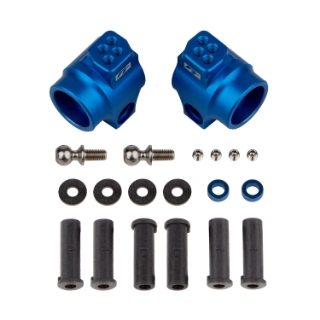 Picture of Team Associated DR10/SR10 Factory Team Aluminum Rear Hub Set (Blue) (2)