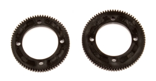 Picture of Team Associated RC10B74 Center Differential Spur Gear Set (72T & 78T)