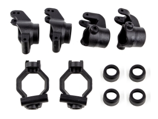 Picture of Team Associated RIVAL MT8 Caster/Steering Blocks/Rear Hubs Set