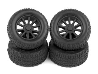 Picture of Team Associated SC28 Pre-Mounted Tires