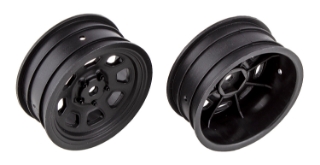 Picture of Team Associated SR10 Front Wheels (Black) (2)