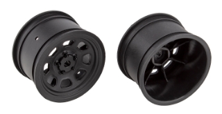 Picture of Team Associated SR10 Rear Wheels (Black) (2)