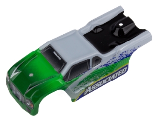 Picture of Team Associated TR28 Pre-Painted Body (White/Green)