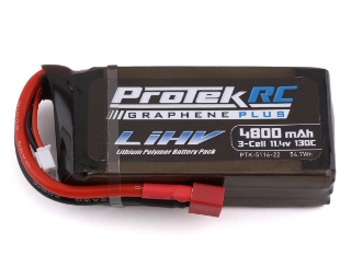 Picture of ProTek RC 3S 130C Low IR Si-Graphene + HV Shorty LiPo Battery (11.4V/4800mAh)