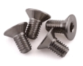 Picture of ProTek RC 3x6mm "Grade 5" Titanium Flat Head Hex Screw (4)