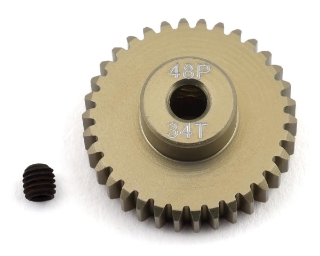 Picture of ProTek RC 48P Lightweight Hard Anodized Aluminum Pinion Gear (3.17mm Bore) (34T)