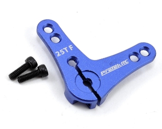 Picture of ProTek RC Aluminum L-Shaped Clamping Servo Horn (Blue) (25T)