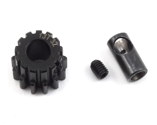 Picture of ProTek RC Steel 32P Pinion Gear w/3.17mm Reducer Sleeve (Mod .8) (5mm Bore) (13T)