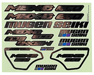 Picture of Mugen Seiki MBX6E ECO Decal Set (Chrome)