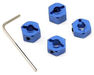 Picture of ST Racing Concepts 12mm Aluminum "Lock Pin Style" Wheel Hex Set (Blue) (4)