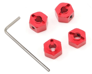 Picture of ST Racing Concepts 12mm Aluminum "Lock Pin Style" Wheel Hex Set (Red) (4)