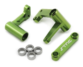 Picture of ST Racing Concepts Aluminum Steering Bellcrank System w/Bearings (Green)