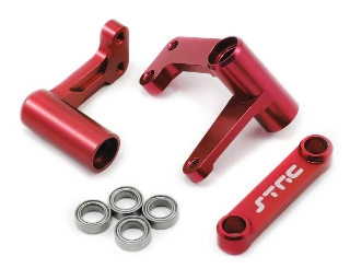 Picture of ST Racing Concepts Aluminum Steering Bellcrank System w/Bearings (Red)