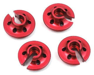 Picture of ST Racing Concepts Traxxas 4Tec 2.0 Aluminum Lower Shock Retainers (4) (Red)