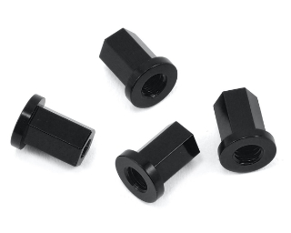 Picture of ST Racing Concepts Wraith Aluminum Internal Locknut (4) (Black)