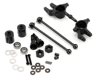 Picture of Tekno RC M6 Driveshaft & Steering Block Set (Front, 6mm)
