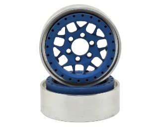 Picture of Vanquish Products KMC XD127 Bully 1.9 Beadlock Crawler Wheels (Blue) (2)