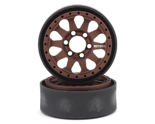 Picture of Vanquish Products Method 101 V2 1.9 Beadlock Crawler Wheels (Bronze/Black) (2)