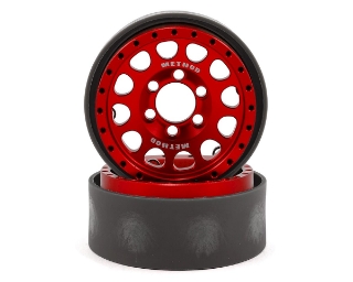 Picture of Vanquish Products Method 105 1.9 Beadlock Crawler Wheels (Red/Black) (2)