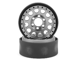Picture of Vanquish Products Method 105 1.9 Beadlock Crawler Wheels (Silver/Black) (2)