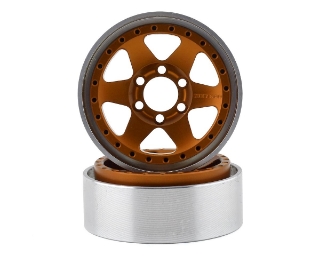 Picture of Vanquish Products Method MR310 1.9 Beadlock Crawler Wheels (Orange) (2)