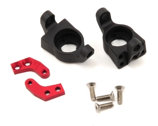 Picture of Vanquish Products Wraith Steering Knuckle Set (Black/Red) (2)