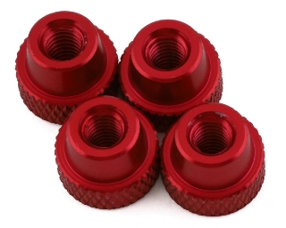 Picture of Yeah Racing Aluminum Setup System Lock Nuts (Red) (4)
