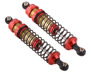 Picture of Yeah Racing 90mm Aluminum TR-XB Big Bore Shocks (Red) (2)