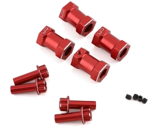 Picture of Yeah Racing 12mm Aluminum Hex Adaptors (Red) (4) (20mm Offset)