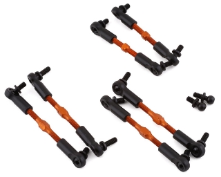 Picture of Yeah Racing HPI RS4 Aluminum Linkage Set (Orange) (6)