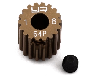 Picture of Yeah Racing 64P Hard Coated Aluminum Pinion Gear (18T)