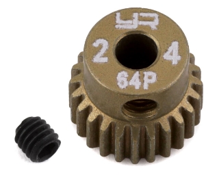 Picture of Yeah Racing 64P Hard Coated Aluminum Pinion Gear (24T)