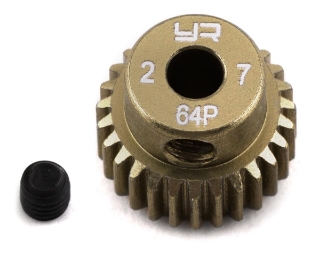 Picture of Yeah Racing 64P Hard Coated Aluminum Pinion Gear (27T)