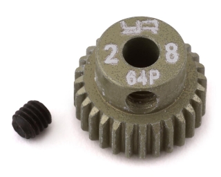 Picture of Yeah Racing 64P Hard Coated Aluminum Pinion Gear (28T)