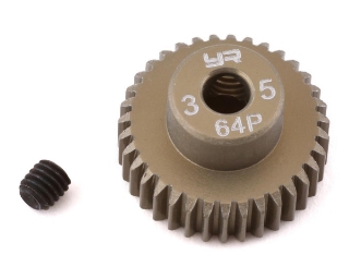 Picture of Yeah Racing 64P Hard Coated Aluminum Pinion Gear (35T)