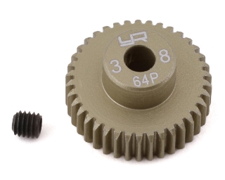 Picture of Yeah Racing 64P Hard Coated Aluminum Pinion Gear (38T)