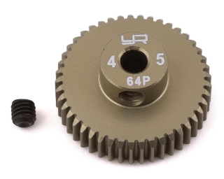 Picture of Yeah Racing 64P Hard Coated Aluminum Pinion Gear (45T)