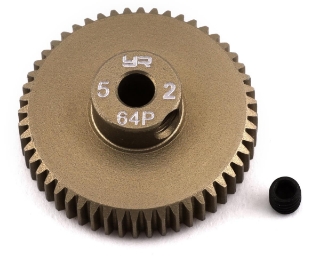Picture of Yeah Racing 64P Hard Coated Aluminum Pinion Gear (52T)