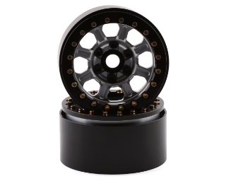Picture of SSD RC Warrior 1.9" Beadlock Crawler Wheels (Silver) (2)