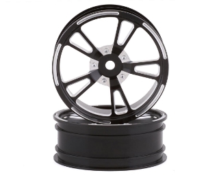 Picture of SSD RC V Spoke Aluminum Front 2.2” Drag Racing Wheels (Black) (2)