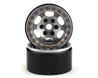 Picture of SSD RC 1.9” Rugged Beadlock Wheels (Silver) (2)