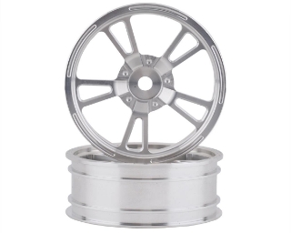 Picture of SSD RC V Spoke Aluminum Front 2.2” Drag Racing Wheels (Silver) (2)