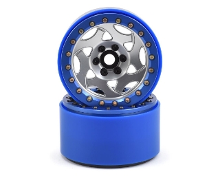 Picture of SSD RC 2.2 Champion PL Beadlock Wheels (Silver/Blue)
