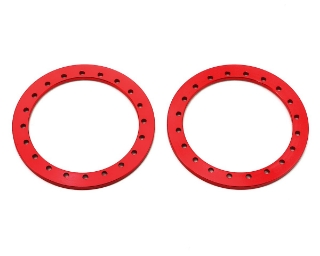 Picture of SSD RC 1.9” Aluminum Beadlock Rings (Red) (2)