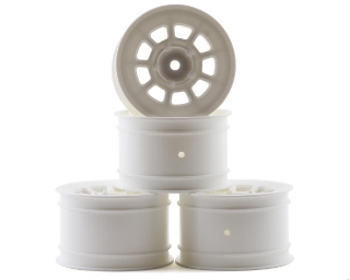 Picture of JConcepts 9 Shot 2.2 Dirt Oval Rear Wheels (White) (4) (B6.1/XB2/RB7/YZ2)