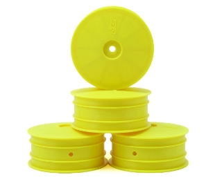 Picture of JConcepts 9.5mm Hex Mono 2.2 4WD Front Buggy Wheels (4) (B44.2) (Yellow)